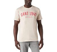 GANT Herren D2 1949 SS T-Shirt, Putty, XXL