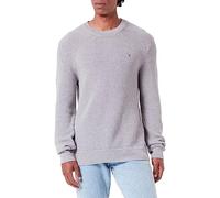 GANT Herren D2. Cotton Wool Rib C-Neck Pullover, Grey Melange, XL