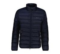 Steppjacke GANT "LIGHT DOWN JACKET", Herren, Gr. 4XL, blau (evening blau), Web, Obermaterial: 100% Polyester. Futter: 100% Polyester, casual, regular fit normal, Langarm, Jacken, 2-Wege-Reißverschluss