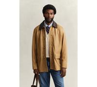 GANT Leather Decker Jacket Warm Khaki Beige M