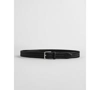 GANT Herren Elastischer Flechtgürtel aus Leder (105/42) Schwarz
