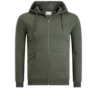 GANT Herren Embossed Full-Zip Hoodie Sweatshirt, Dark Earthy Green, S
