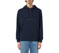 GANT Herren Embossed Hoodie Kapuzenpullover, Evening Blue, M
