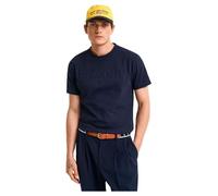 GANT Herren Embossed SS Tshirt T-Shirt, Evening Blue, XL