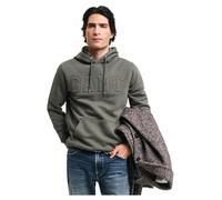 GANT Herren Embossed Sweat Hoodie Kapuzenpullover, Dark Earthy Green, XL