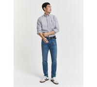 GANT Herren Extra Slim Fit Active Recover Jeans (40/32) MID Blau BROKEN IN