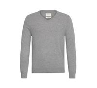 GANT Herren Extrafine Lambswool V-Neck Pullover, Grey Melange, XL