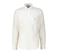 Gant Herren Freizeithemd aus Leinen und Baumwolle Regular Fit, weiss, Gr. XL