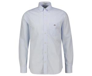 Gant Herren Freizeithemd STRIPE aus Popeline Regular Fit, blau, Gr. L