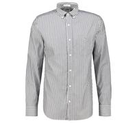 Gant Herren Freizeithemd STRIPE aus Popeline Regular Fit, schwarz, Gr. M