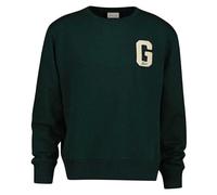 GANT Herren G Badge Sweat C-Neck Sweatshirt, Tartan Green, 4XL