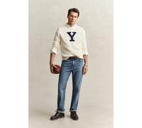 GANT Herren Gant x Yale Pullover aus Merinowolle (S) CREAM