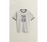 GANT Herren Gant x Yale T-Shirt (L) Grau MELANGE