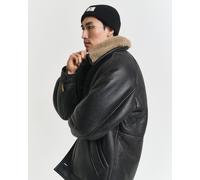 GANT Herren Gerippte Beanie aus Baumwollgemisch (ONE SIZE) Schwarz