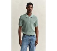GANT Herren Gerippter Polopullover aus Baumwolle (XL) SURPLUS MINT