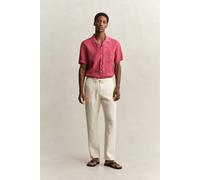 GANT Regular Fit Striped Linen Drawstring Pants Faded Beige Beige L