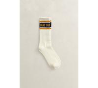 GANT Herren Gestreifte Logo Sportsocken (43-45) CREAM