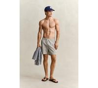 GANT Herren Gestreifte Seersucker Badeshorts (XL) DRY HERB Grün