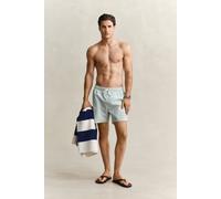 GANT Herren Gestreifte Seersucker Badeshorts (XXL) MUTED TURQUOISE