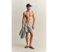 GANT Herren Gestreifte Seersucker Badeshorts (XXXL) DRY HERB Grün