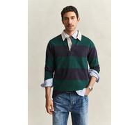 GANT Herren Gestreifter Heavy Rugger (XXXL) DARK EMERALD