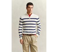 Gant Herren Pullover aus Baumwolle, creme, Gr. XXXL