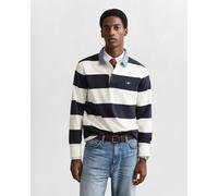 GANT Herren Gestreiftes Heavy Rugger mit Chambray-Kragen (XXL) EGGSHELL