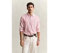 REG Cotton Linen Stripe Shirt