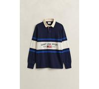 GANT Herren Gestreiftes Rugger (L) EVENING Blau