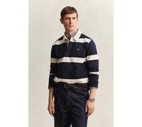 Gant Herren Langarmshirt aus Baumwolle, marine, Gr. XXL