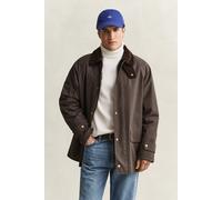 Gant Waxed Barn Jacket Black Brown Braun M