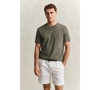 GANT Herren Gewaschenes T-Shirt (L) DRY HERB Grün
