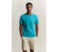 GANT Herren Gewaschenes T-Shirt (XL) AQUA Blau