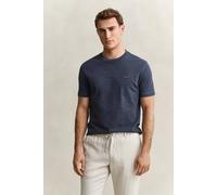 GANT Herren Gewaschenes T-Shirt (XL) EVENING Blau