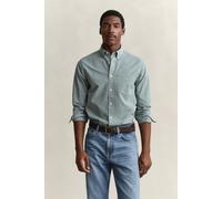 GANT Herren Gingham Classic Popeline Hemd (XL) DARK EMERALD