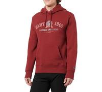 GANT Herren Graphic Hoodie Kapuzenpullover, Plumped Red, XL EU