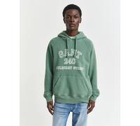 GANT Herren Graphic Hoodie (S) FOREST Grün