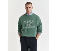 GANT Herren Graphic Rundhals-Sweatshirt (L) FOREST Grün