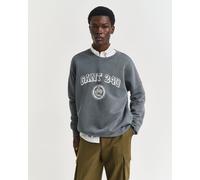 GANT Herren Graphic Rundhals-Sweatshirt (M) STEEL Grau