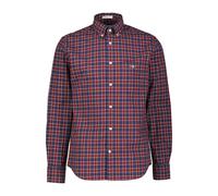 Gant Herren Hemd aus Baumwolle REG CLASSIC POPLIN CHECK Regular Fit, rot, Gr. L