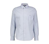 Gant Herren Hemd CLASSIC POPLIN MICRO CHECK Regular Fit, blau, Gr. M