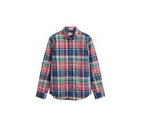 Gant Herren Hemd INDIAN MADRAS CHECK Regular Fit, rot, Gr. L
