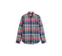 Gant Herren Hemd INDIAN MADRAS CHECK Regular Fit, rot, Gr. M