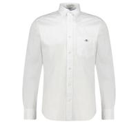 GANT Herren Reg Poplin Shirt Klassisches Hemd, Weiß, M EU