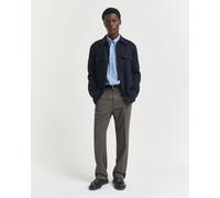 GANT 240 Mulberry Street Herringbone Suit Pants Deep Brown Braun 50