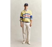 GANT Relaxed Fit Herringbone Cargo Pants Creamed White Weiß W34