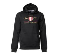 GANT Herren Hoodie - Archive Shield, Kapuzen-Pullover, Logo Schwarz / XS XS Schwarz