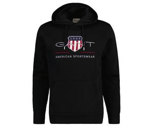 GANT Herren Hoodie - REGULAR ARCHIVE SHIELD HOODIE, Kapuzen-Sweatshirt, Logo Schwarz / 5XL 5XL Schwarz