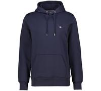 Gant Herren Reg Shield Hoodie Kapuzenpullover, Evening Blue, XXL EU