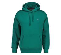 GANT Herren Hoodie - REGULAR SHIELD HOODIE, Kapuzen-Sweatshirt, Baumwoll-Mix L Grün